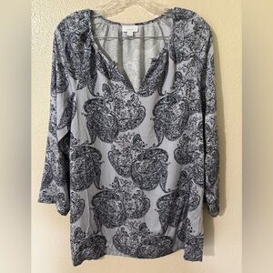 PureJill flowy blouse size small